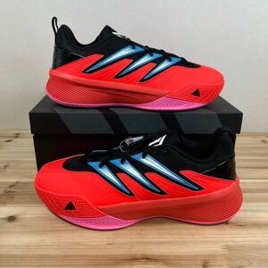 Adidas Dame Certified 3 Low basketball Shoes women’s 9.5 Solar Red Black White